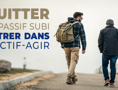 Quitter le passif subi – Entrer dans l’actif-agir