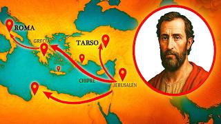 La vie de l’Apôtre Paul sur une carte