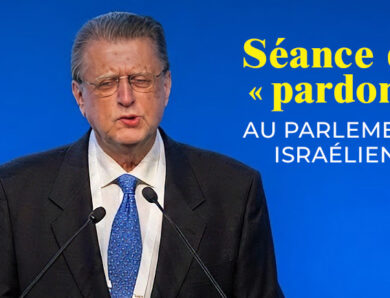 Séance de pardon au Parlement Israélien